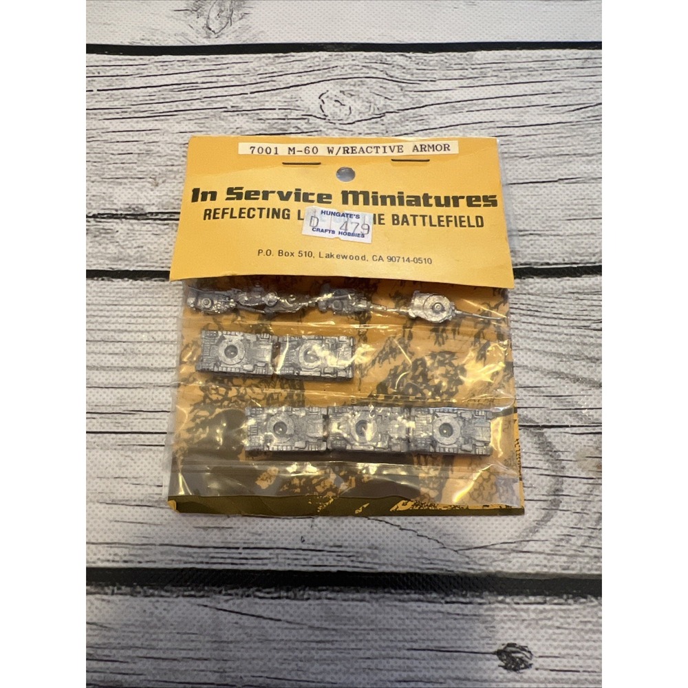 In Service Miniatures 7001 M-60 W/ Reactive Armor - New Sealed